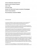 Espacio Curricular: Educación Temprana