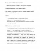 Resumen discurso filosófico de la modernidad