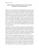 Análisis de lecturas: la integración educativa en el aula y espacios y aprendizaje con el video de colegio tarbut