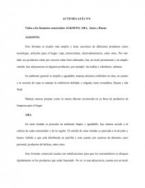 ACTIVIDA GUÍA N°6 Visita a los formatos comerciales ALKOSTO, ARA. Página 1