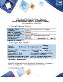 Guía de actividades y rúbrica de evaluación - Tarea 1 - Introducción a la Ingeniería