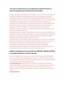 ¿Por qué es importante para una organización empresarial tener en cuenta la protección de los derechos del consumidor?