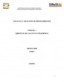 CÁLCULO Y DILUCION DE MEDICAMENTOS