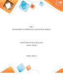 RECONOCIMIENTO E INTRODUCCIÓN A LA RELACIÓN DE VARIABLES