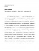 PRÁCTICA N°1 TRANSPORTE PRIVADO Y DEMANDAS ENERGÉTICAS