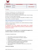 Teorias administrativas. Fundamentos de Administración