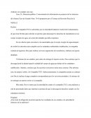 Caso 3A: Bienestar público: Conocimiento de información en perjuicio de los intereses del cliente