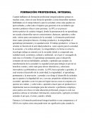 FORMACIÓN PROFESIONAL INTEGRAL