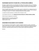 Diagramas que se utilizan para la tecnologia quimica