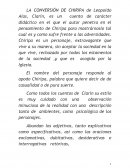 LA CONVERSIÓN DE CHIRIPA