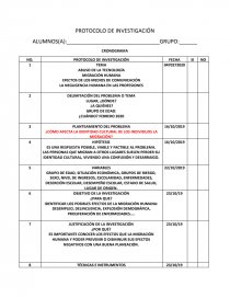 Protocolo de Investigacion Filosofia. Página 1
