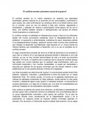 El conflicto armado ¿fenómeno social de la guerra?