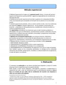 Metodo experiencial