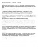 Investigación científica vs investigación de mercados