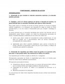 CUESTIONARIO – DERECHO DE ACCION