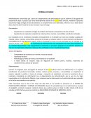 Complemento entrega de cargo laboral