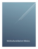 Multiculturalidad en mexico