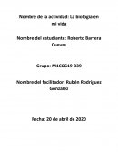 La biologia en mi vida