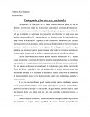 Cartografía y los intereses nacionales