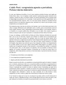 CASO: Perú: congresista agrede a periodista. Policía intenta detenerlo