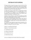 HISTORIA DE NUEVO IMPERIAL