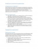 Introducción a la teoría de las organizaciones