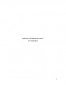 Calibración De Material Volumétrico. Error Sistemático