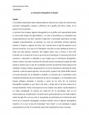 Trabajo sobre la transición demografica en España