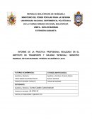 INFORME DE LA PRÀCTICA PROFESIONAL REALIZADA EN EL INSTITUTO DE TRANSPORTE Y VIALIDAD ¨INTRAVIAL¨. MUNICIPIO BARINAS, ESTADO BARINAS. PERÍODO ACADÉMICO I-2019