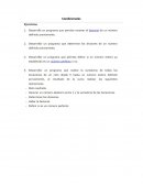 Ejercicio condicionales