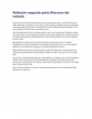 Reflexion discurso del método