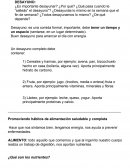 Alimentación variada y saludable