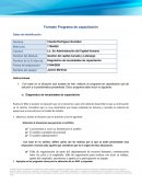 El Proceso Administrativo. Diagnóstico de necesidades de capacitación