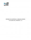 INFORME DE GESTIÓN DE LA BRIGADA MINERA LA LAGUNA DEL CANDADO I, C.A