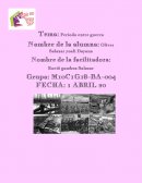 Segunda guerra mundial. Periodo entre guerra