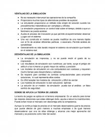 Simulacion. Investigacion de Operacions II. Página 1