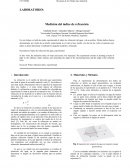 LABORATORIO: Medición del índice de refracción