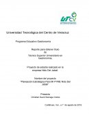 Programa Educativo Gastronomía