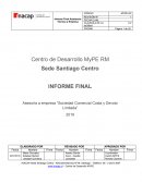 Asesoría a empresa “Sociedad Comercial Costa y Devoto Limitada”