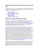 Aborigenes canarios, Origen de la antigua población de Canarias