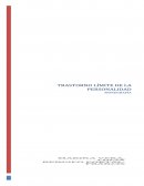 Monografia Trastorno limite de la personalidad