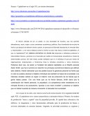 Ensayo: Capitalismo en el siglo XX, un sistema dominante
