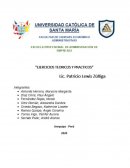 Adm. de empresas. Ejercicios teoricos y prácticos.