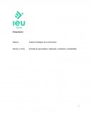 Actividad de aprendizaje 2. Regresión, correlación y probabilidad