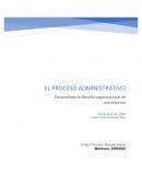 Desarrollado la filosofía organizacional de una empresa