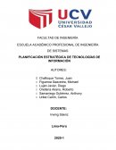 PLANIFICACION Y DESARROLLO DE SOFTWARE
