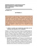 UNIVERSIDAD PEDAGÓGICA Y TECNOLÓGICA DE COLOMBIA ESPECIALIZACIÓN EN ALTA GERENCIA DE EMPRESAS MODULO: INTRODUCCIÓN A LA GERENCIA MODERNA DANIEL ÁLVAREZ MEDINA