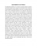 Mantenimiento Electrónico