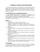 DISEÑO DEL PROYECTO DE SUPERVISIÓN