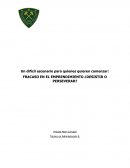 FRACASO EN EL EMPRENDIMIENTO ¿DESISTIR O PERSEVERAR?